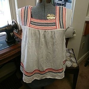 Anne Taylor Loft Peasant blouse